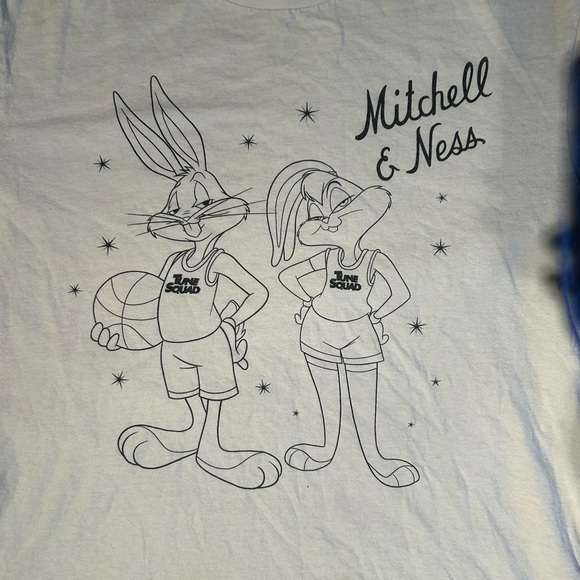 Mitchell & Ness White Looney Tunes T-Shirt - Picture 2 of 4